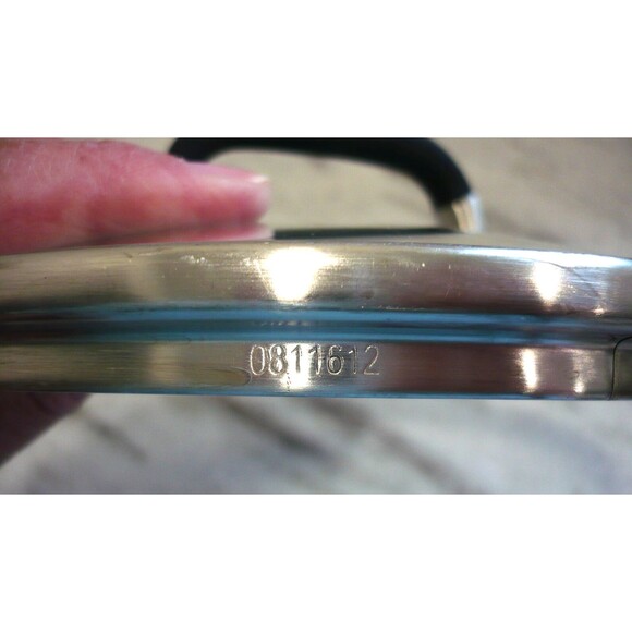 Simply Calphalon 7" OD 6.5” ID Glass Replacement Lid 0811612 Cool Touch Handle - Picture 4 of 8